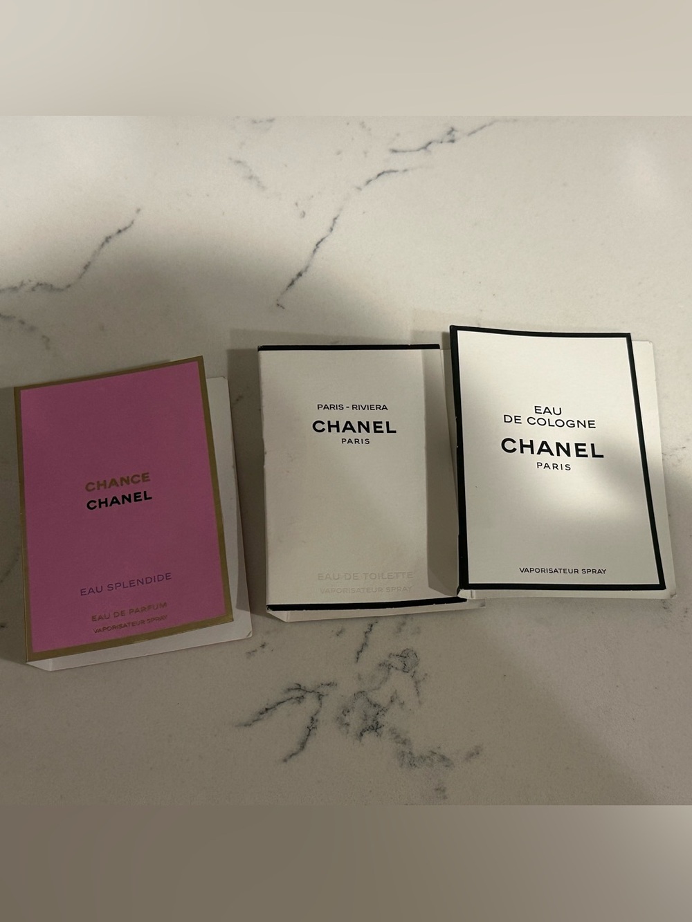 Chanel perfume samples bundle